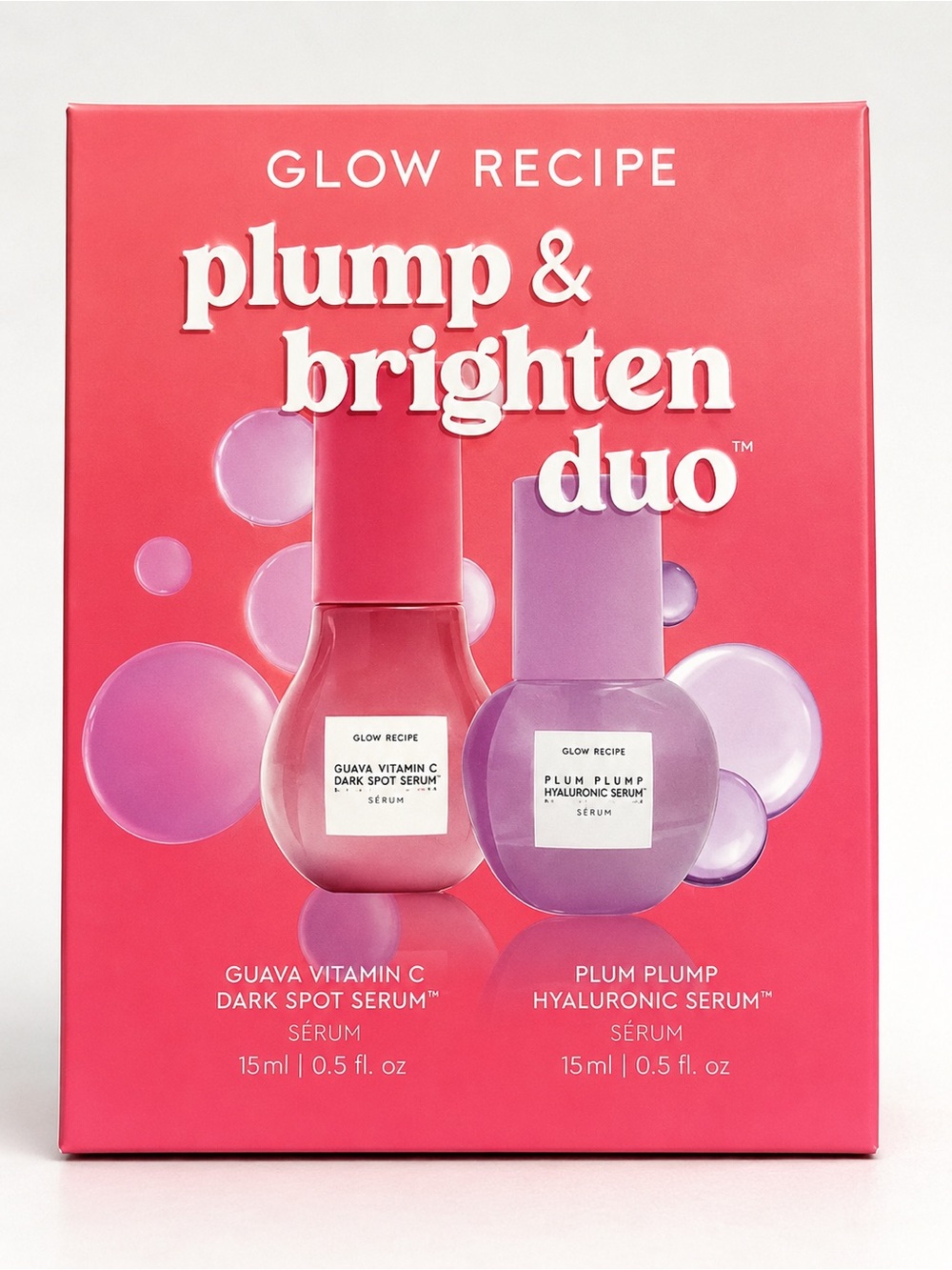 NEW Glow Recipe Plump & Brighten Duo | Plum Plump + Guava Vitamin C | Sealed